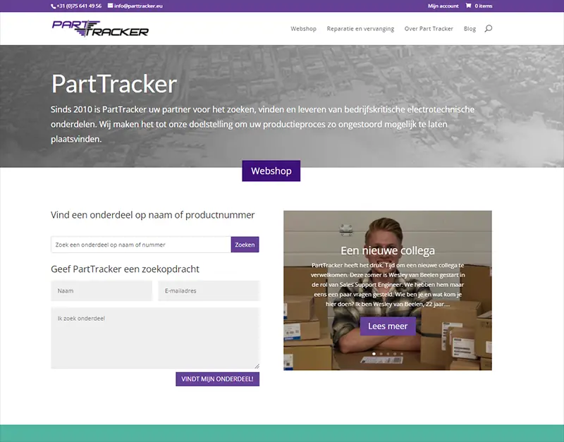 Klantcase: PartTracker